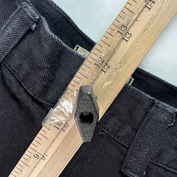 Madewell Jeans Women's 27x30* Super Wide Leg High Rise Black Faded Denim Tag 27 - Picture 15 of 16